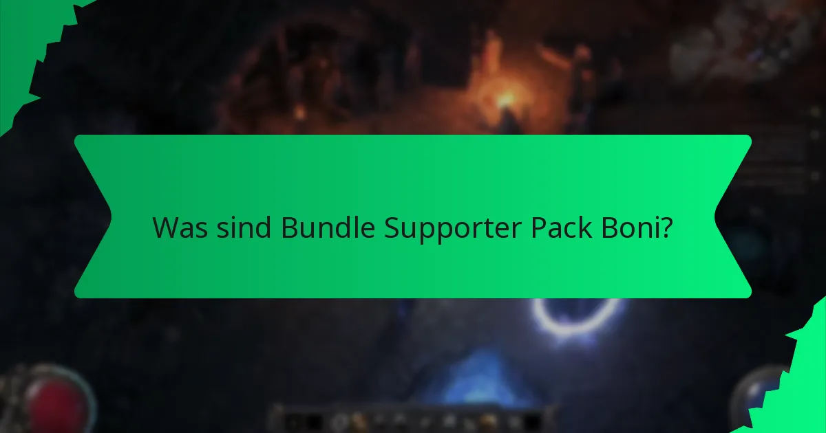 Wie wird die Seltenheit der Bundle Supporter Pack Boni bestimmt?