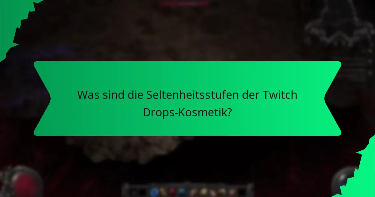 Welche Farboptionen sind für Twitch Drops-Kosmetik verfügbar?