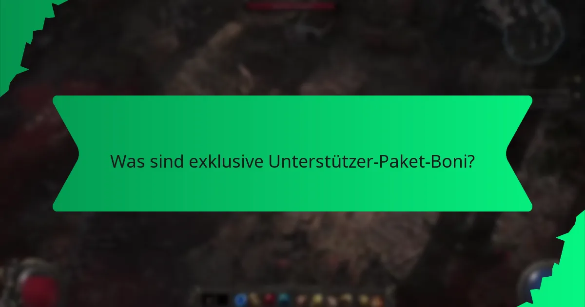 Wie wird die Seltenheit für Unterstützer-Paket-Boni definiert?
