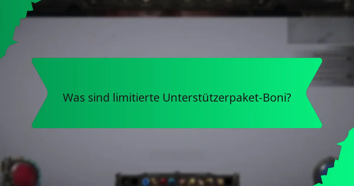 Wie wird die Seltenheit von Unterstützerpaket-Boni bestimmt?