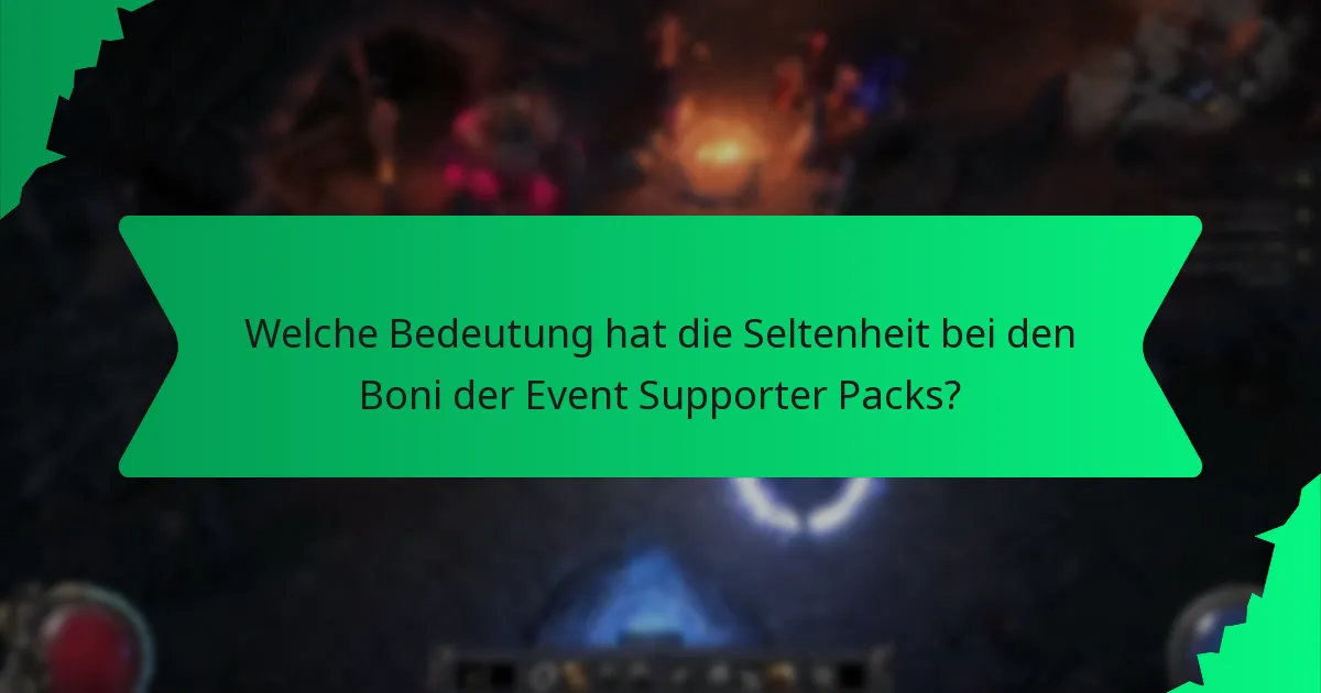 Wie hängt die Farbcodierung mit den Boni der Event Supporter Packs zusammen?