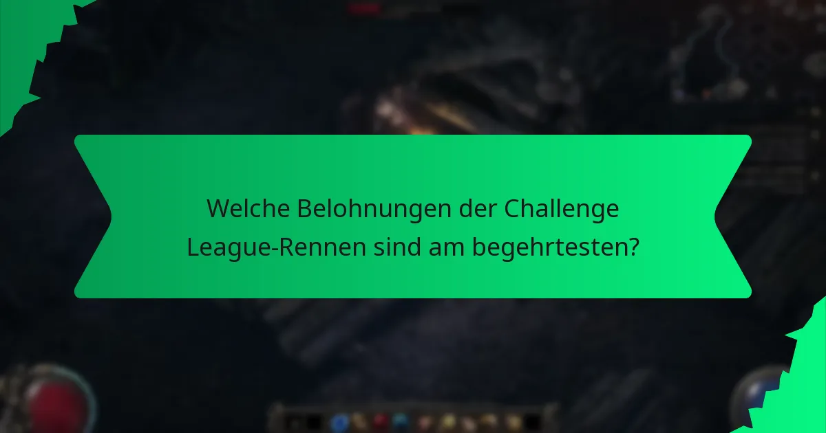 Welche Auswirkungen haben die Belohnungen der Challenge League-Rennen?