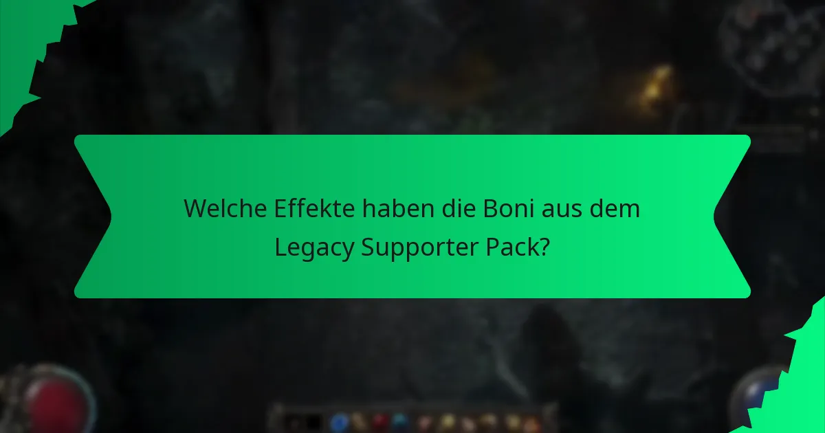Welche Farben sind mit den Boni des Legacy Supporter Packs verbunden?