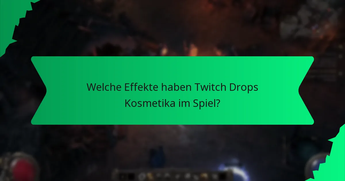 Welche Farboptionen sind für Twitch Drops Kosmetika verfügbar?