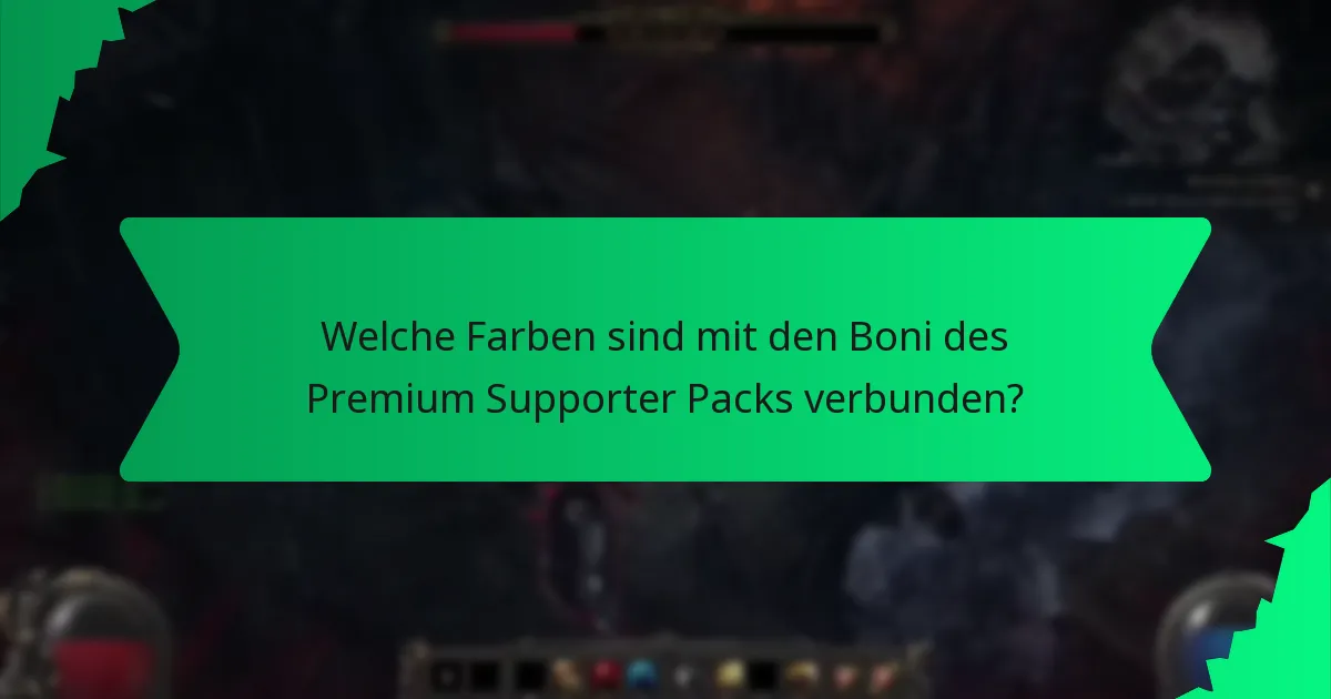 Welche Effekte bieten die Boni des Premium Supporter Packs?