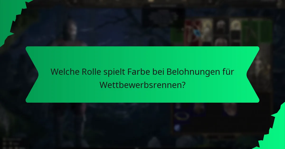Welche Belohnungen sind es wert, in Wettbewerbsrennen verfolgt zu werden?